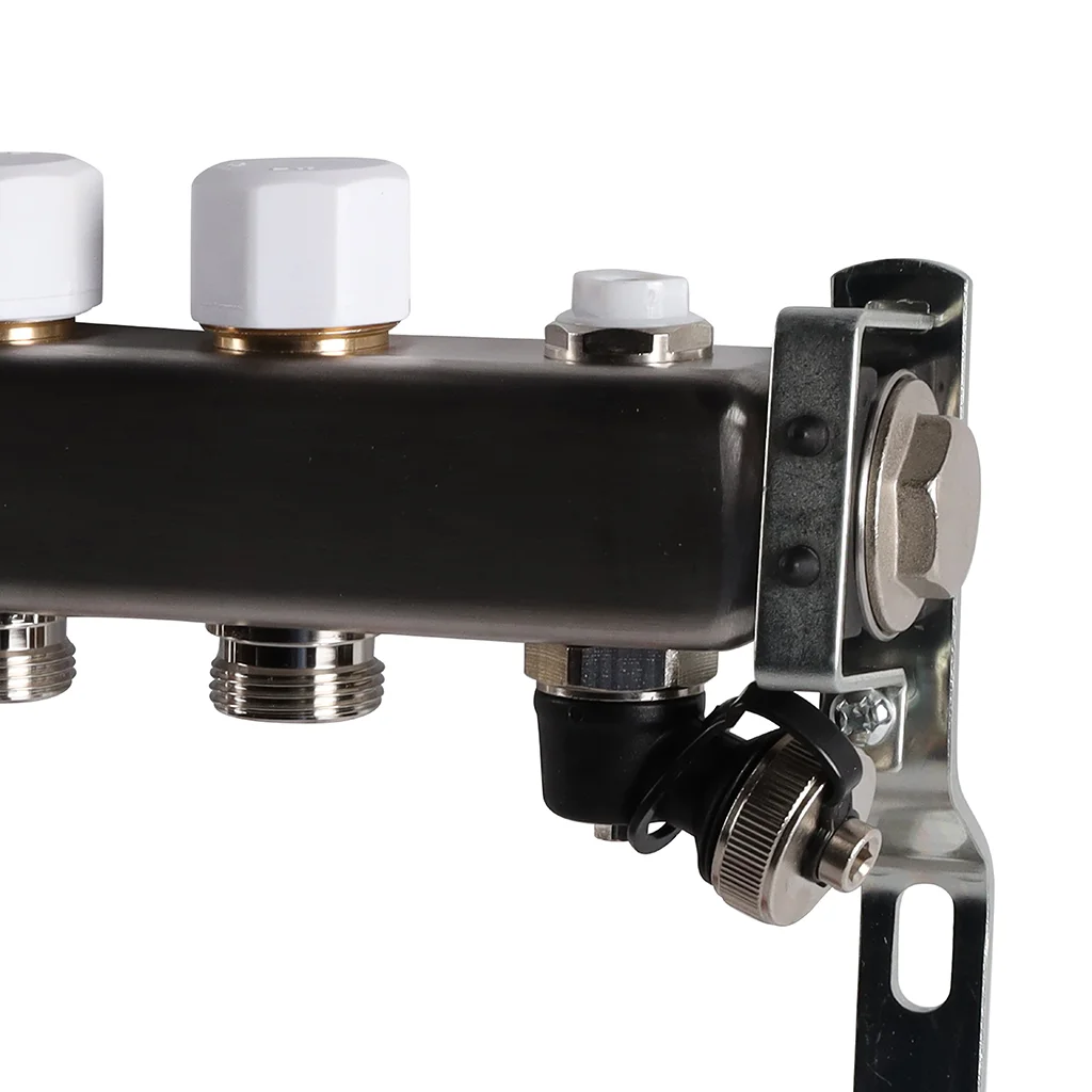 ROMMER RMS-1201-000009 ROMMER Коллектор из нержавеющей стали с расходомерами, с клапаном вып. воздуха и сливом 9 вых. ROMMER RMS-1201-000009 ROMMER Коллектор из нержавеющей стали с расходомерами, с клапаном вып. воздуха и сливом 9 вых.