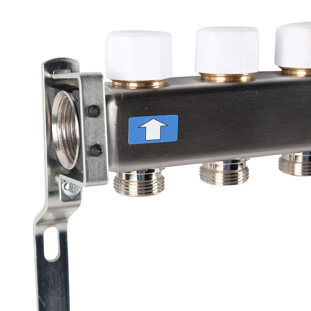 ROMMER RMS-1201-000009 ROMMER Коллектор из нержавеющей стали с расходомерами, с клапаном вып. воздуха и сливом 9 вых. ROMMER RMS-1201-000009 ROMMER Коллектор из нержавеющей стали с расходомерами, с клапаном вып. воздуха и сливом 9 вых.