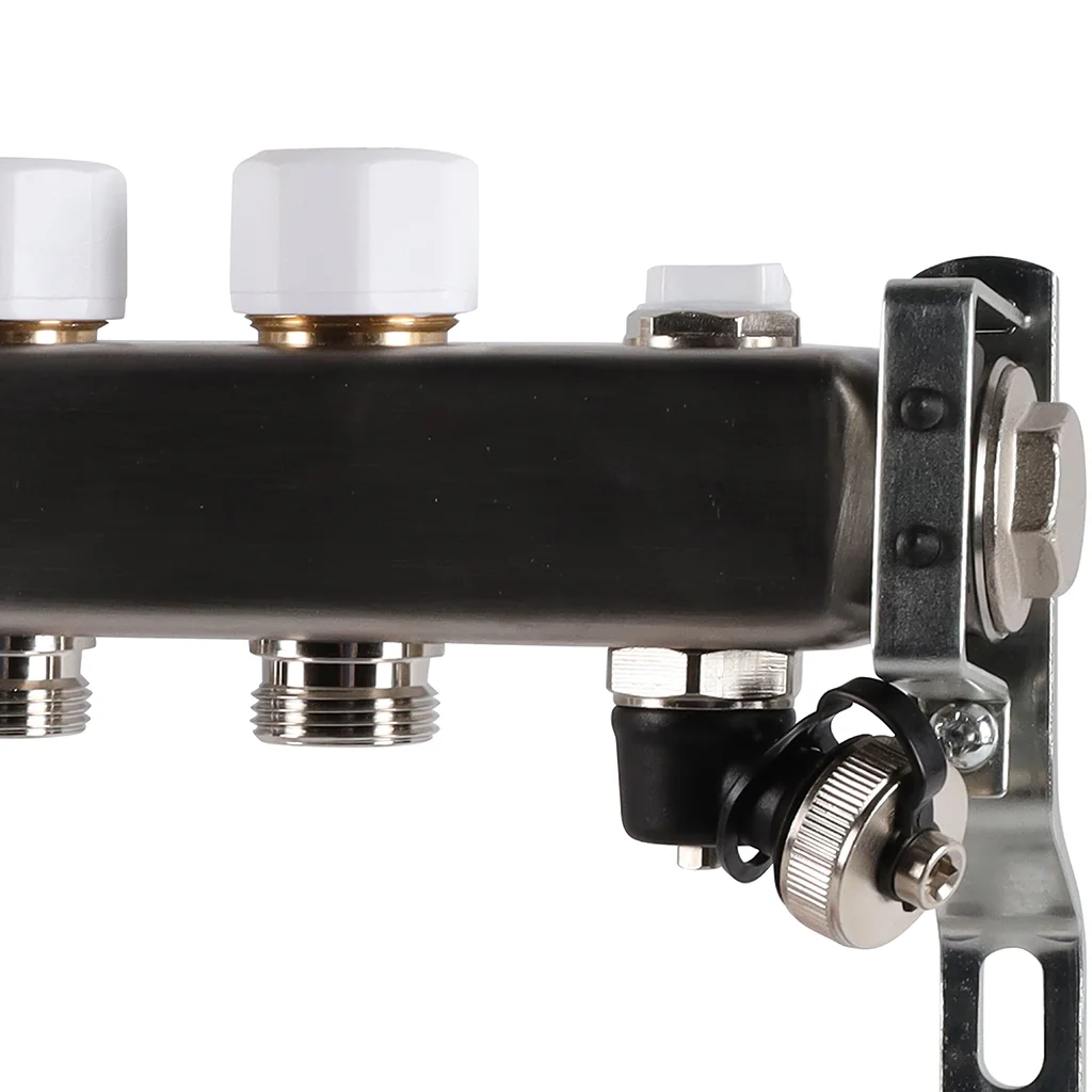 ROMMER RMS-1201-000011 ROMMER Коллектор из нержавеющей стали с расходомерами, с клапаном вып. воздуха и сливом 11 вых. ROMMER RMS-1201-000011 ROMMER Коллектор из нержавеющей стали с расходомерами, с клапаном вып. воздуха и сливом 11 вых.