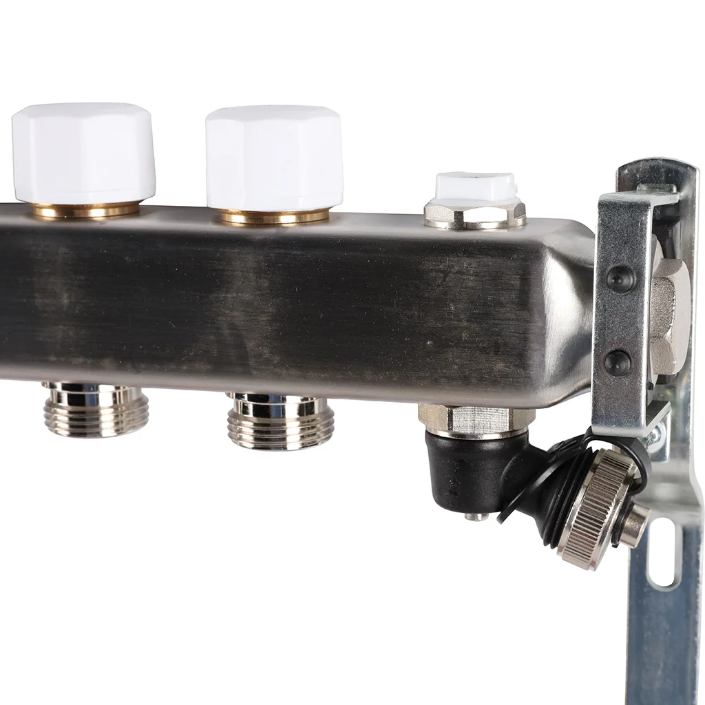 ROMMER RMS-1201-000012 ROMMER Коллектор из нержавеющей стали с расходомерами, с клапаном вып. воздуха и сливом 12 вых. ROMMER RMS-1201-000012 ROMMER Коллектор из нержавеющей стали с расходомерами, с клапаном вып. воздуха и сливом 12 вых.