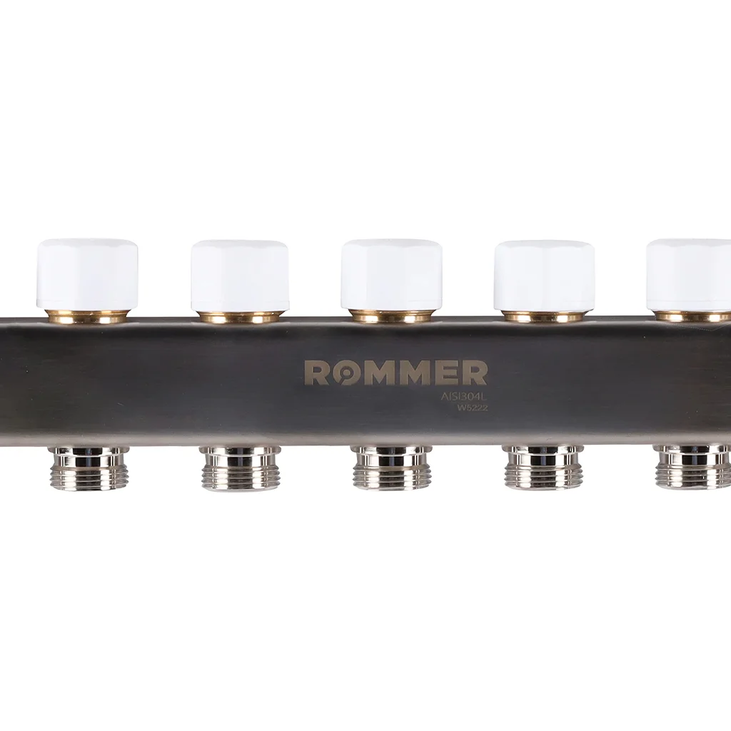 ROMMER RMS-1201-000012 ROMMER Коллектор из нержавеющей стали с расходомерами, с клапаном вып. воздуха и сливом 12 вых. ROMMER RMS-1201-000012 ROMMER Коллектор из нержавеющей стали с расходомерами, с клапаном вып. воздуха и сливом 12 вых.