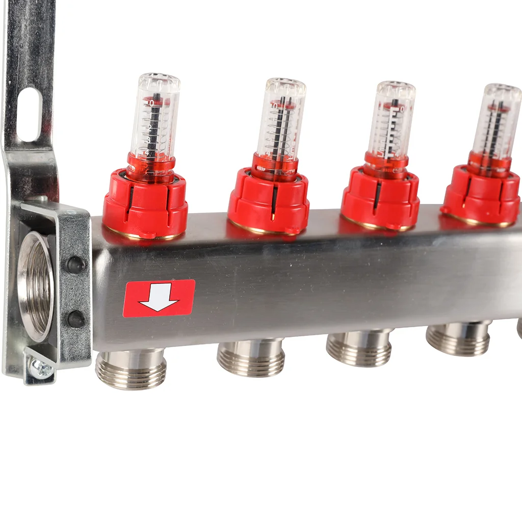 ROMMER RMS-1201-000012 ROMMER Коллектор из нержавеющей стали с расходомерами, с клапаном вып. воздуха и сливом 12 вых. ROMMER RMS-1201-000012 ROMMER Коллектор из нержавеющей стали с расходомерами, с клапаном вып. воздуха и сливом 12 вых.