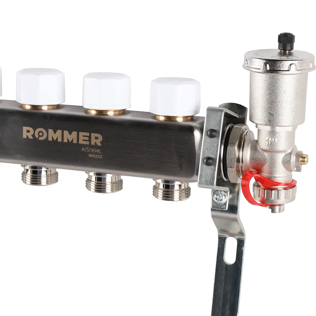 ROMMER RMS-1210-000004 ROMMER Коллектор из нержавеющей стали в сборе с расходомерами 4 вых. ROMMER RMS-1210-000004 ROMMER Коллектор из нержавеющей стали в сборе с расходомерами 4 вых.