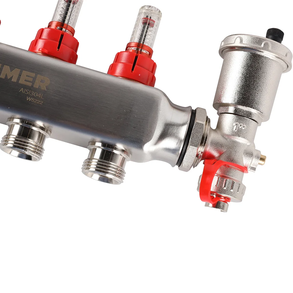 ROMMER RMS-1210-000004 ROMMER Коллектор из нержавеющей стали в сборе с расходомерами 4 вых. ROMMER RMS-1210-000004 ROMMER Коллектор из нержавеющей стали в сборе с расходомерами 4 вых.