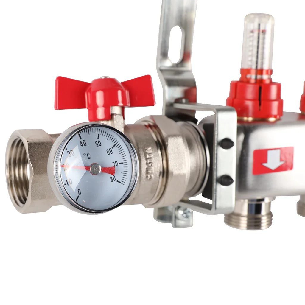 ROMMER RMS-1210-000005 ROMMER Коллектор из нержавеющей стали в сборе с расходомерами 5 вых. ROMMER RMS-1210-000005 ROMMER Коллектор из нержавеющей стали в сборе с расходомерами 5 вых.