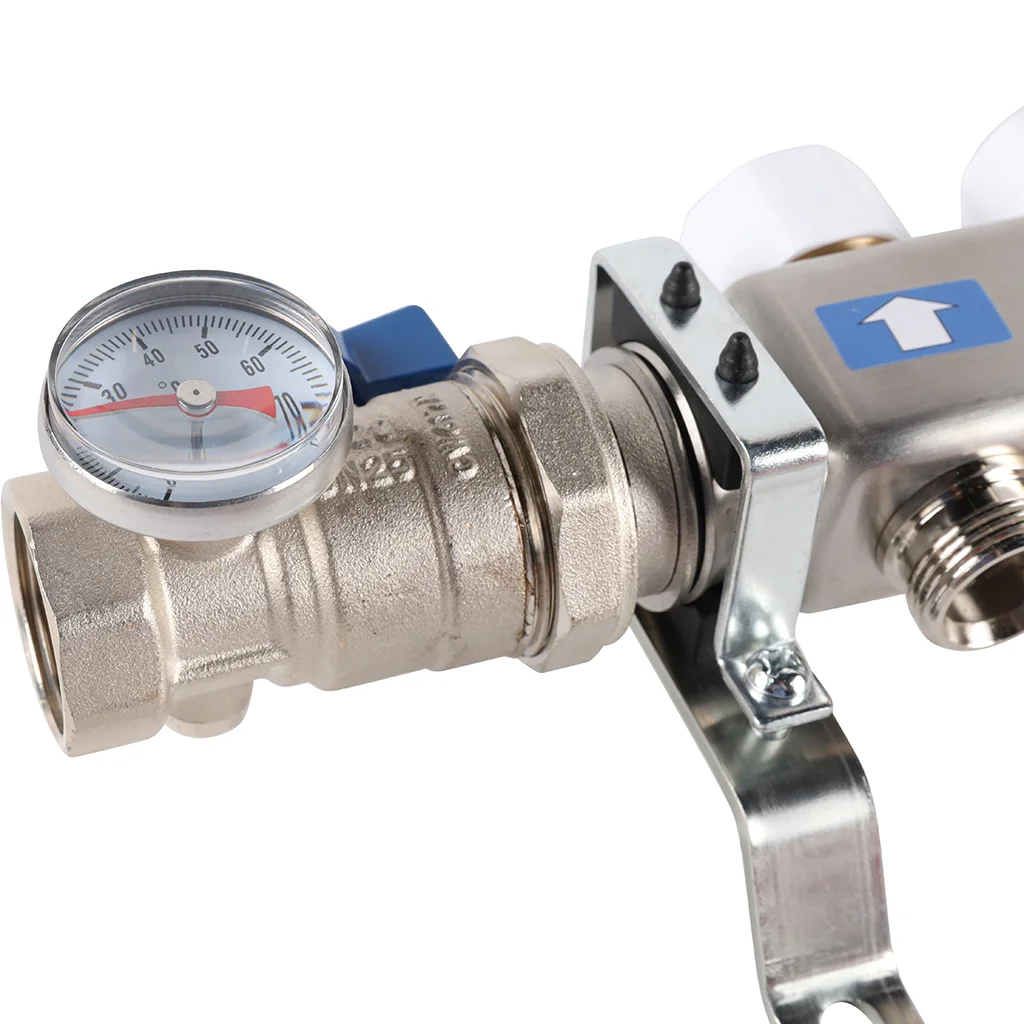 ROMMER RMS-1210-000006 ROMMER Коллектор из нержавеющей стали в сборе с расходомерами 6 вых. ROMMER RMS-1210-000006 ROMMER Коллектор из нержавеющей стали в сборе с расходомерами 6 вых.