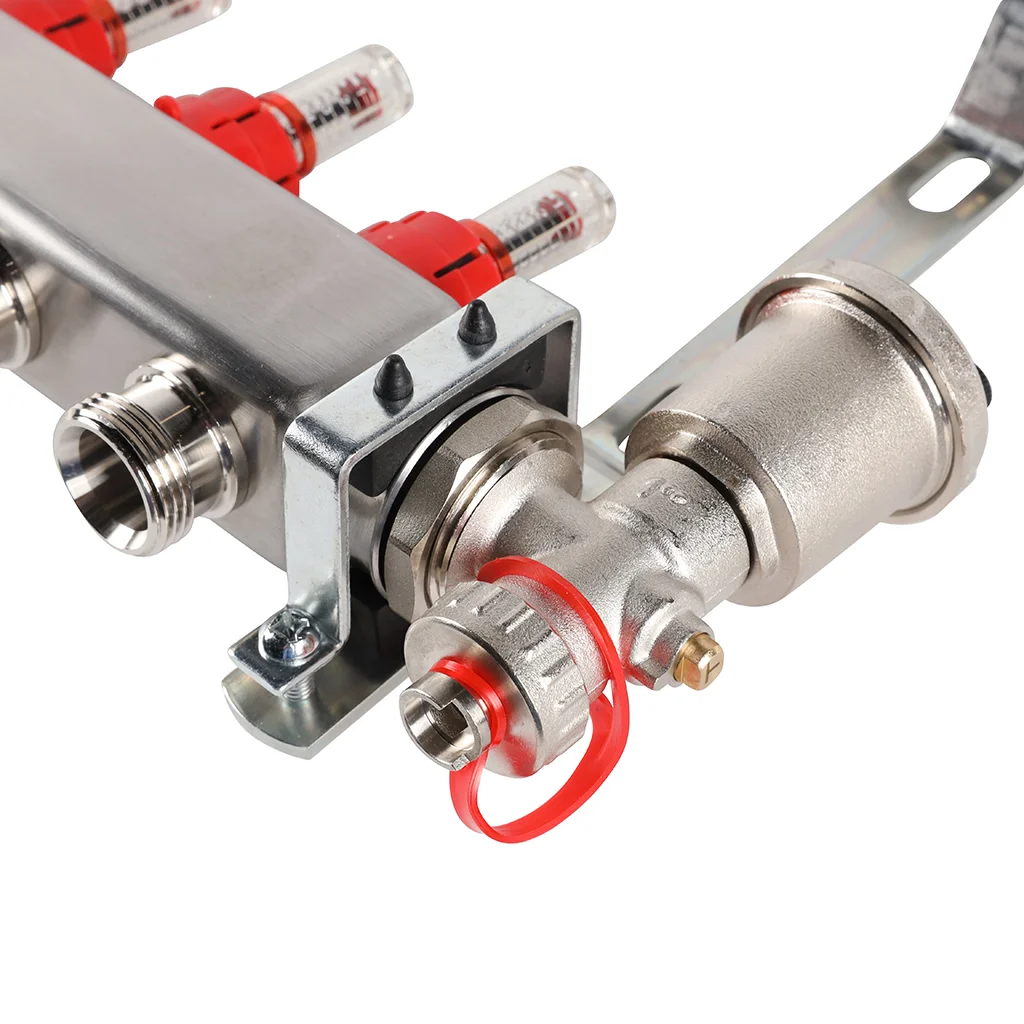 ROMMER RMS-1210-000006 ROMMER Коллектор из нержавеющей стали в сборе с расходомерами 6 вых. ROMMER RMS-1210-000006 ROMMER Коллектор из нержавеющей стали в сборе с расходомерами 6 вых.