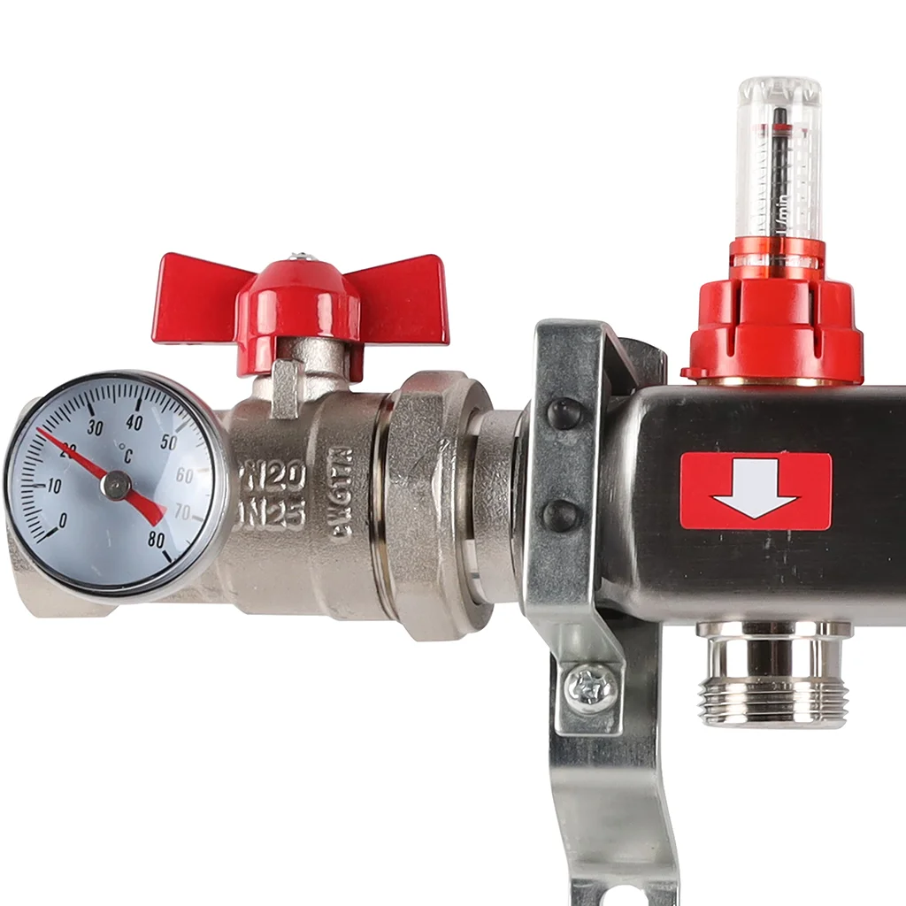 ROMMER RMS-1210-000007 ROMMER Коллектор из нержавеющей стали в сборе с расходомерами 7 вых. ROMMER RMS-1210-000007 ROMMER Коллектор из нержавеющей стали в сборе с расходомерами 7 вых.