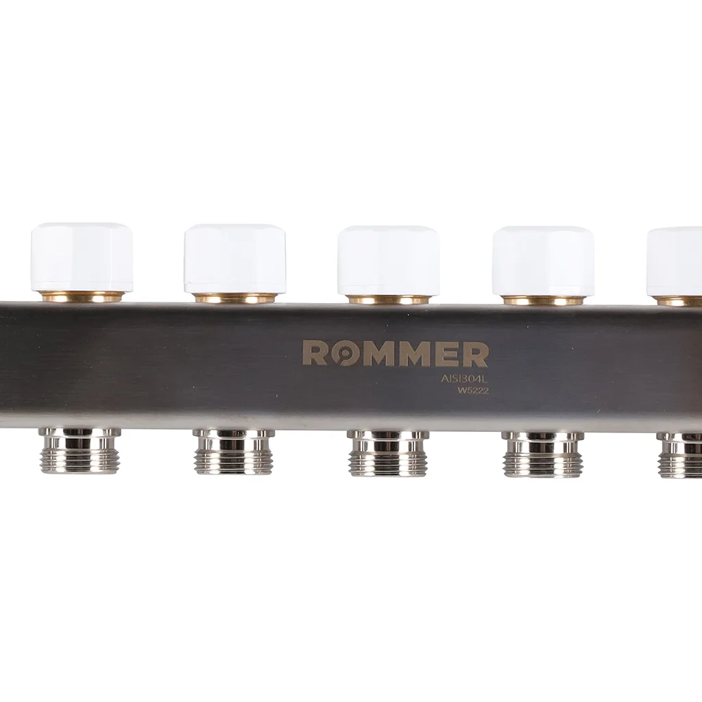 ROMMER RMS-1210-000007 ROMMER Коллектор из нержавеющей стали в сборе с расходомерами 7 вых. ROMMER RMS-1210-000007 ROMMER Коллектор из нержавеющей стали в сборе с расходомерами 7 вых.