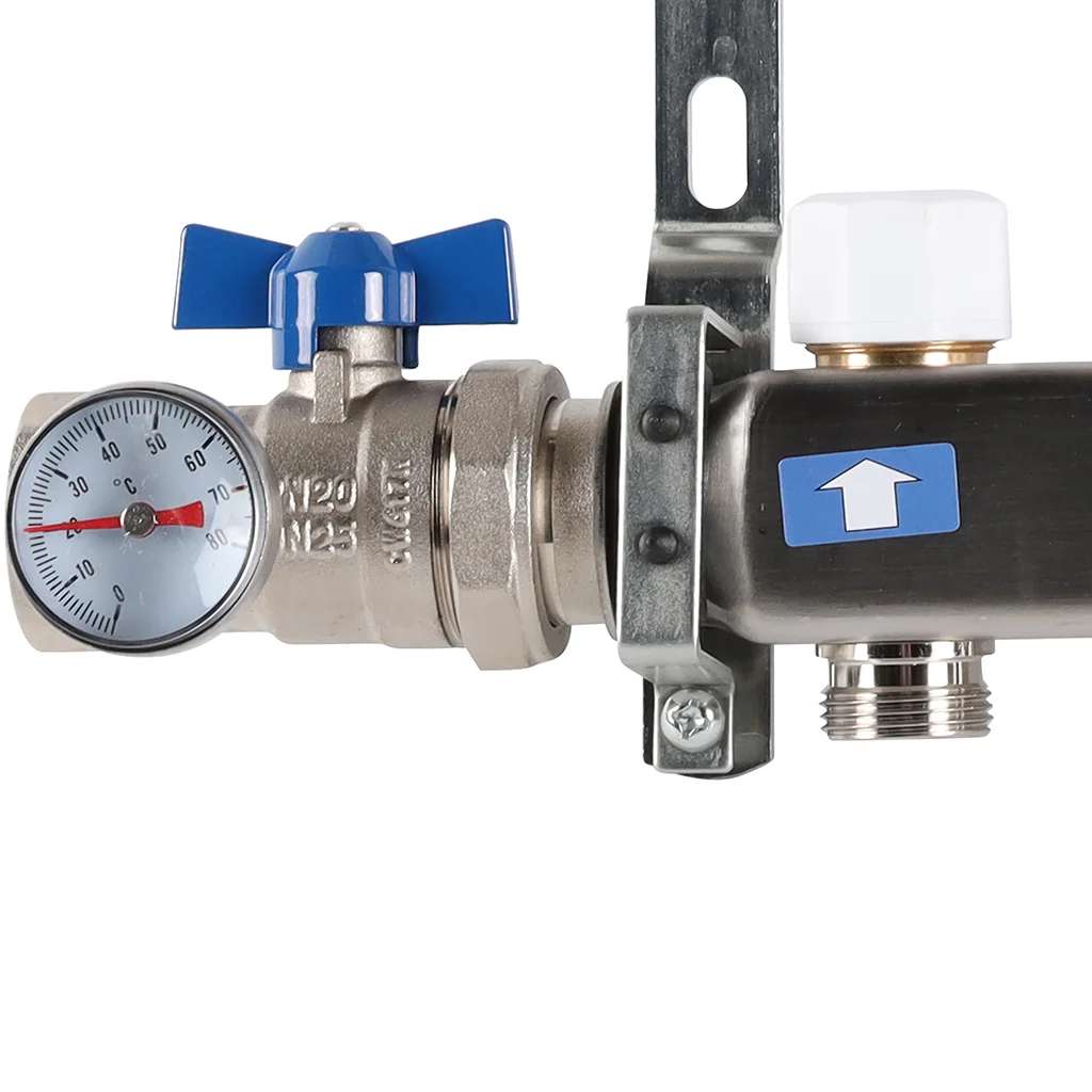 ROMMER RMS-1210-000007 ROMMER Коллектор из нержавеющей стали в сборе с расходомерами 7 вых. ROMMER RMS-1210-000007 ROMMER Коллектор из нержавеющей стали в сборе с расходомерами 7 вых.