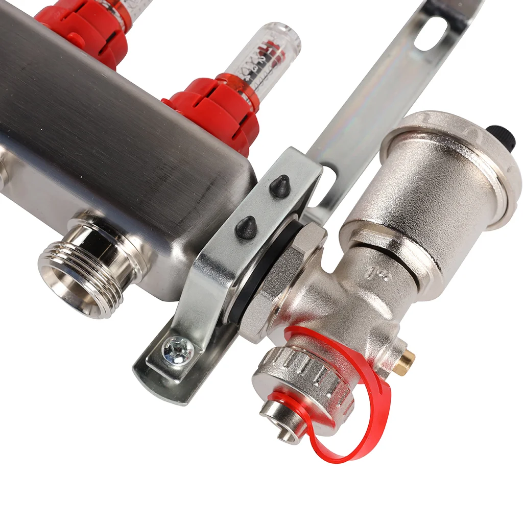 ROMMER RMS-1210-000008 ROMMER Коллектор из нержавеющей стали в сборе с расходомерами 8 вых. ROMMER RMS-1210-000008 ROMMER Коллектор из нержавеющей стали в сборе с расходомерами 8 вых.