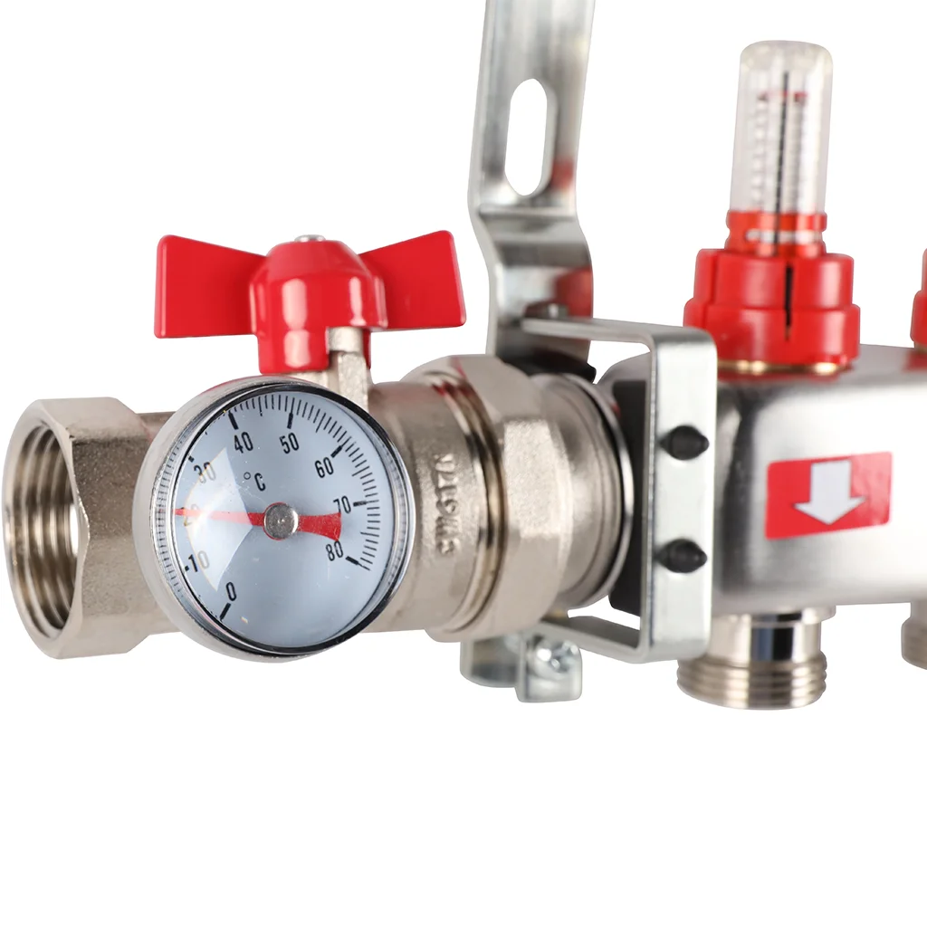 ROMMER RMS-1210-000009 ROMMER Коллектор из нержавеющей стали в сборе с расходомерами 9 вых. ROMMER RMS-1210-000009 ROMMER Коллектор из нержавеющей стали в сборе с расходомерами 9 вых.