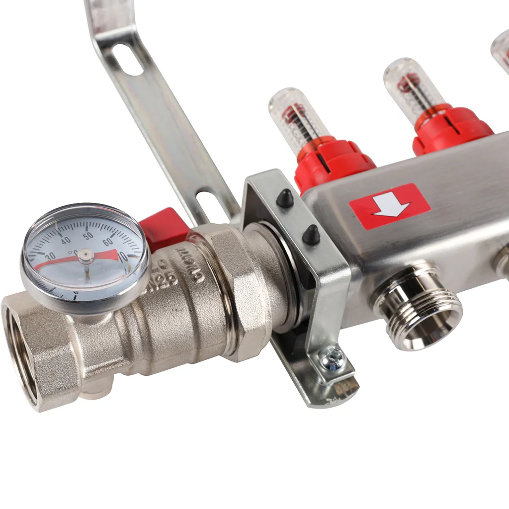 ROMMER RMS-1210-000009 ROMMER Коллектор из нержавеющей стали в сборе с расходомерами 9 вых. ROMMER RMS-1210-000009 ROMMER Коллектор из нержавеющей стали в сборе с расходомерами 9 вых.