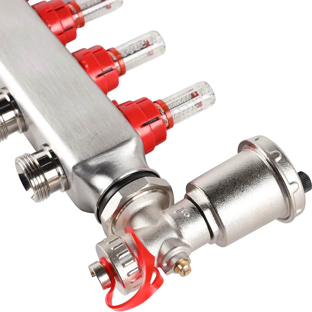 ROMMER RMS-1210-000010 ROMMER Коллектор из нержавеющей стали в сборе с расходомерами 10 вых. ROMMER RMS-1210-000010 ROMMER Коллектор из нержавеющей стали в сборе с расходомерами 10 вых.