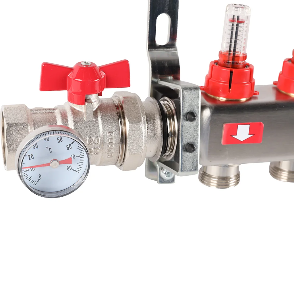 ROMMER RMS-1210-000011 ROMMER Коллектор из нержавеющей стали в сборе с расходомерами 11 вых. ROMMER RMS-1210-000011 ROMMER Коллектор из нержавеющей стали в сборе с расходомерами 11 вых.