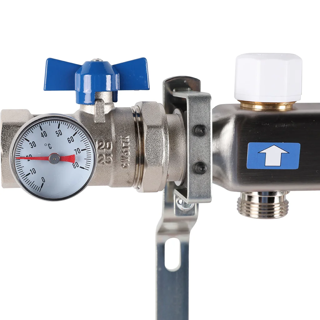 ROMMER RMS-1210-000012 ROMMER Коллектор из нержавеющей стали в сборе с расходомерами 12 вых. ROMMER RMS-1210-000012 ROMMER Коллектор из нержавеющей стали в сборе с расходомерами 12 вых.