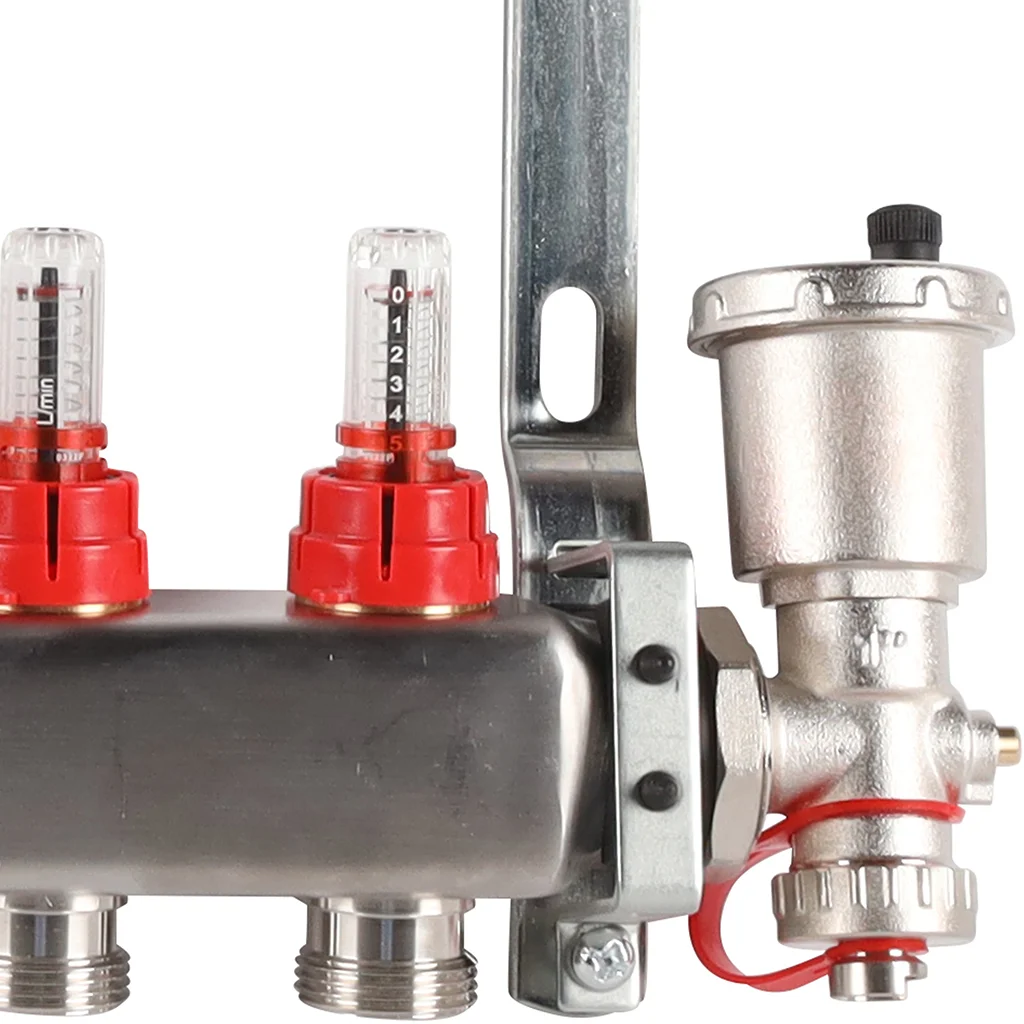ROMMER RMS-1210-000012 ROMMER Коллектор из нержавеющей стали в сборе с расходомерами 12 вых. ROMMER RMS-1210-000012 ROMMER Коллектор из нержавеющей стали в сборе с расходомерами 12 вых.