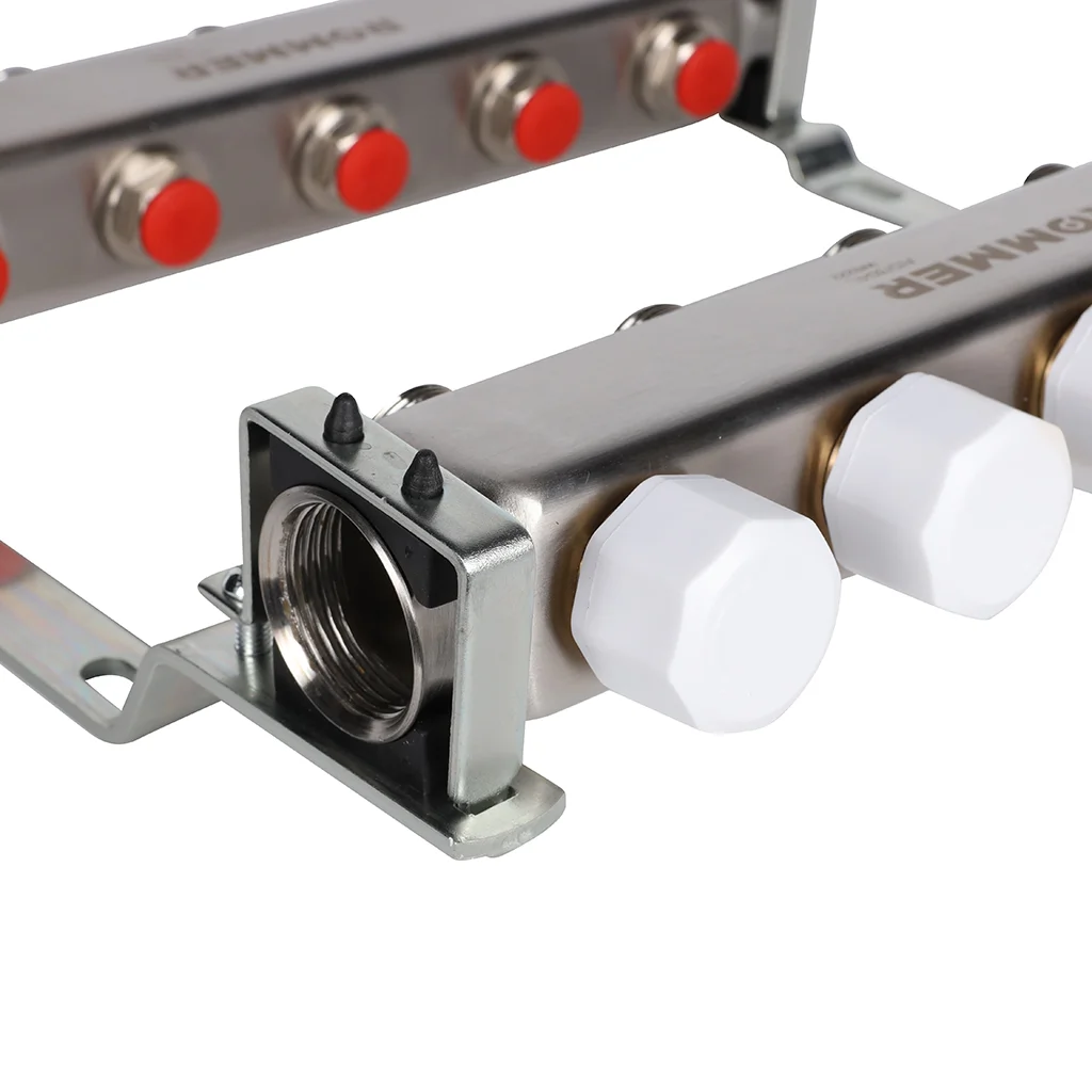 ROMMER RMS-3200-000005 ROMMER Коллектор из нержавеющей стали без расходомеров 5 вых. ROMMER RMS-3200-000005 ROMMER Коллектор из нержавеющей стали без расходомеров 5 вых.