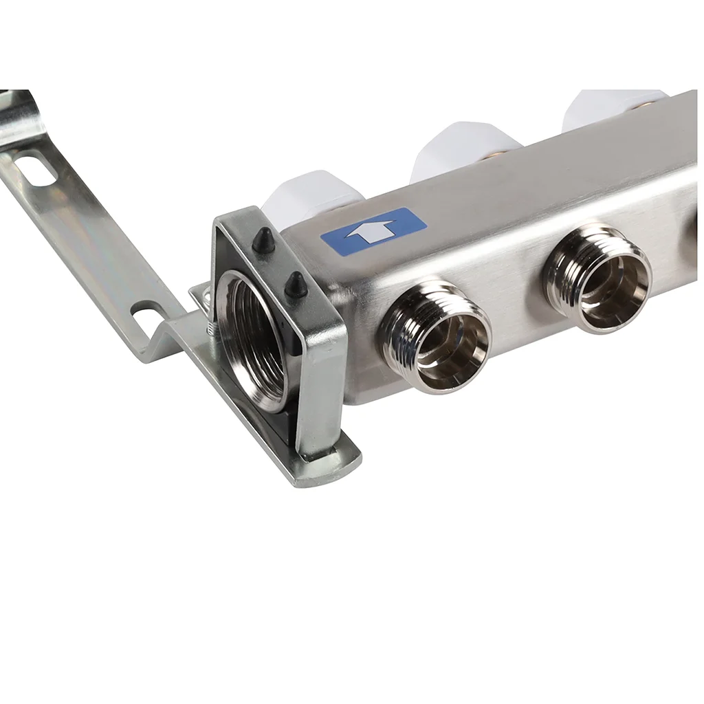 ROMMER RMS-3200-000007 ROMMER Коллектор из нержавеющей стали без расходомеров 7 вых. ROMMER RMS-3200-000007 ROMMER Коллектор из нержавеющей стали без расходомеров 7 вых.