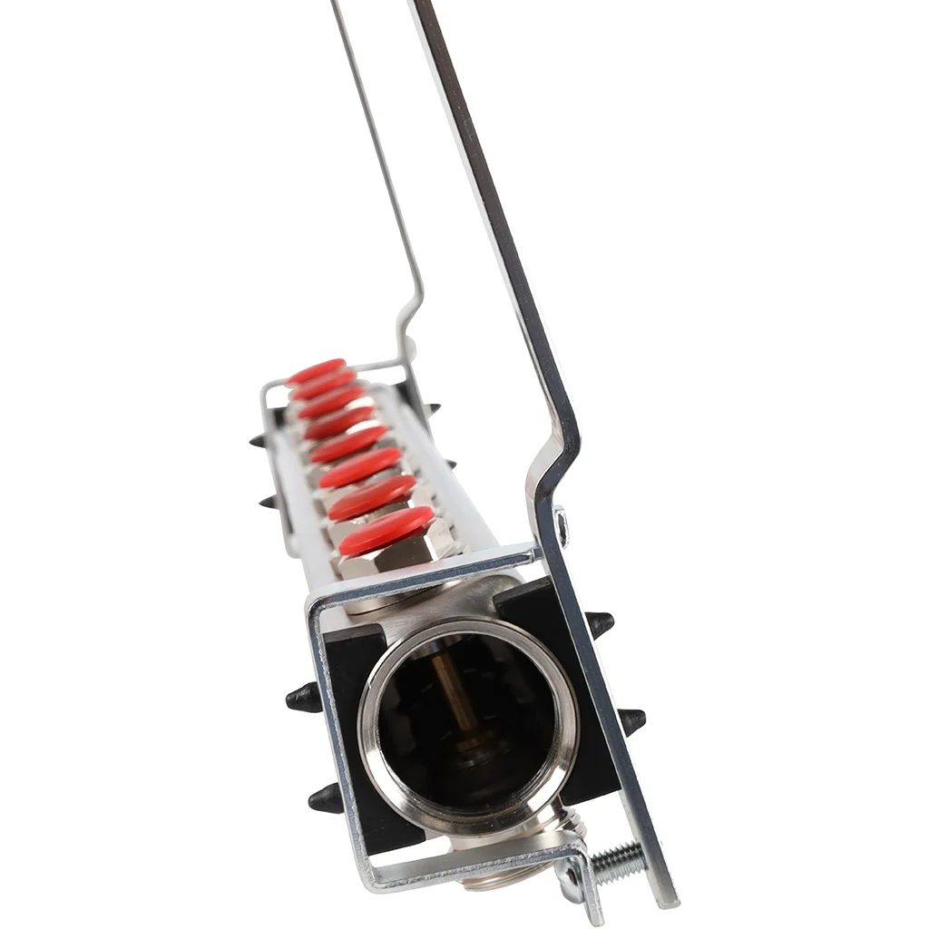 ROMMER RMS-3200-000008 ROMMER Коллектор из нержавеющей стали без расходомеров 8 вых. ROMMER RMS-3200-000008 ROMMER Коллектор из нержавеющей стали без расходомеров 8 вых.