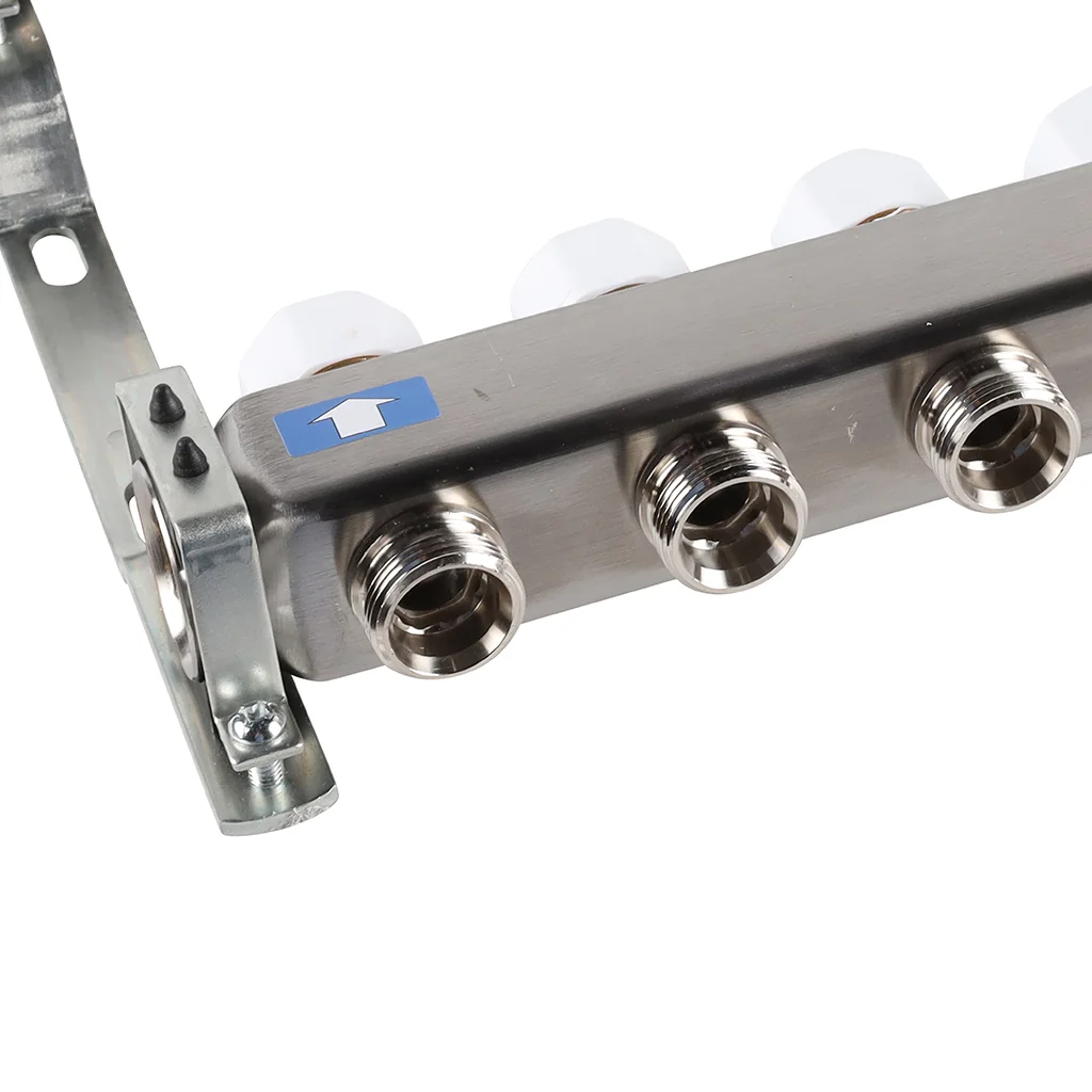 ROMMER RMS-3200-000010 ROMMER Коллектор из нержавеющей стали без расходомеров 10 вых. ROMMER RMS-3200-000010 ROMMER Коллектор из нержавеющей стали без расходомеров 10 вых.