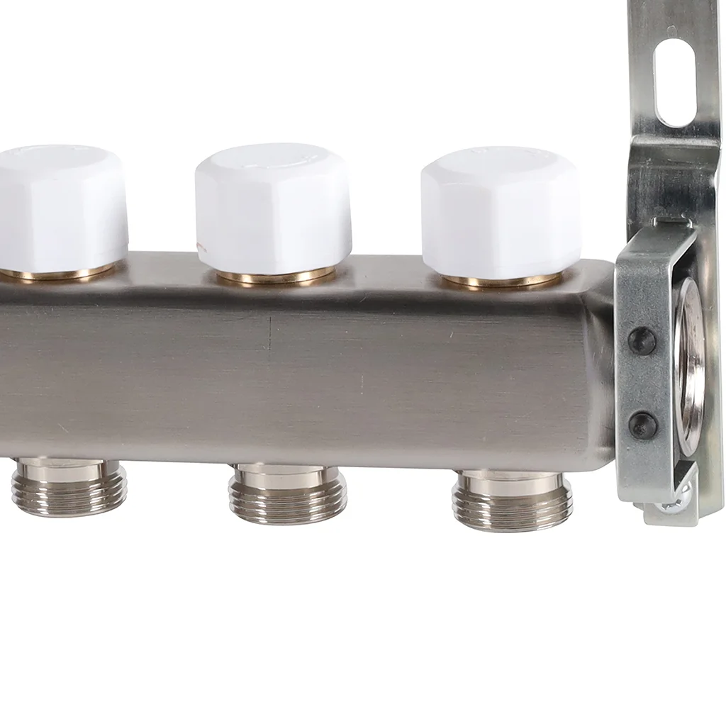 ROMMER RMS-3200-000010 ROMMER Коллектор из нержавеющей стали без расходомеров 10 вых. ROMMER RMS-3200-000010 ROMMER Коллектор из нержавеющей стали без расходомеров 10 вых.