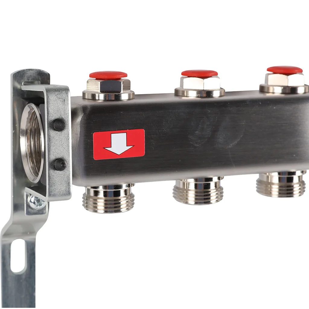 ROMMER RMS-3200-000010 ROMMER Коллектор из нержавеющей стали без расходомеров 10 вых. ROMMER RMS-3200-000010 ROMMER Коллектор из нержавеющей стали без расходомеров 10 вых.
