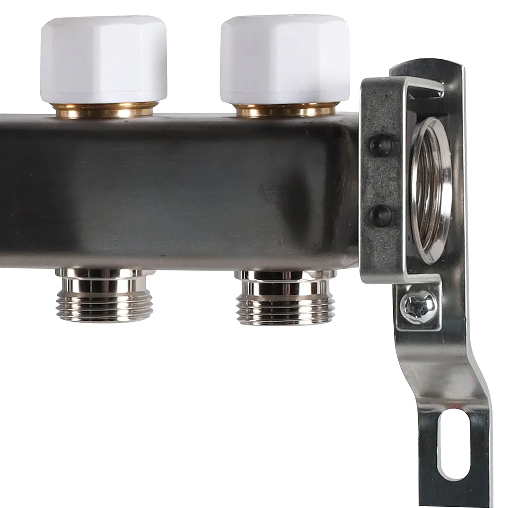 ROMMER RMS-3200-000011 ROMMER Коллектор из нержавеющей стали без расходомеров 11 вых. ROMMER RMS-3200-000011 ROMMER Коллектор из нержавеющей стали без расходомеров 11 вых.