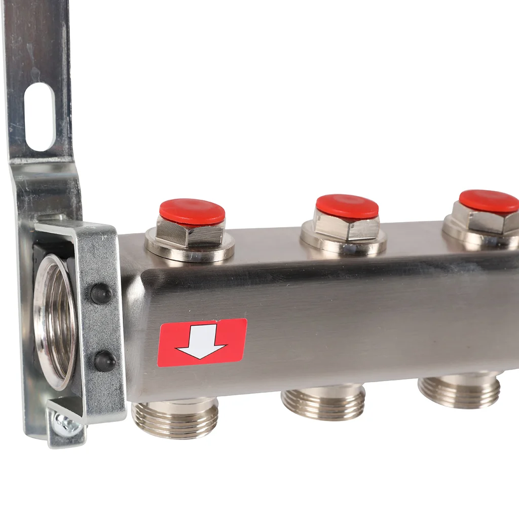 ROMMER RMS-3200-000011 ROMMER Коллектор из нержавеющей стали без расходомеров 11 вых. ROMMER RMS-3200-000011 ROMMER Коллектор из нержавеющей стали без расходомеров 11 вых.