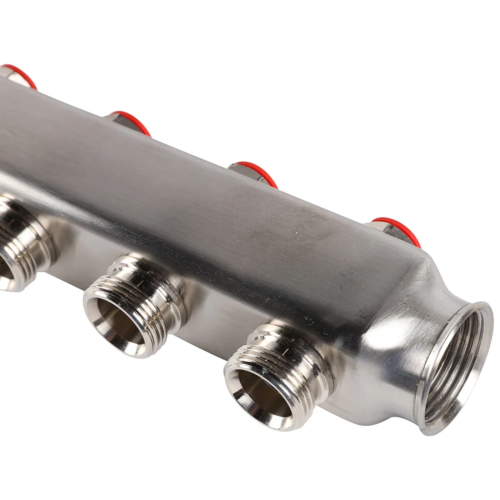 ROMMER RMS-3200-000011 ROMMER Коллектор из нержавеющей стали без расходомеров 11 вых. ROMMER RMS-3200-000011 ROMMER Коллектор из нержавеющей стали без расходомеров 11 вых.