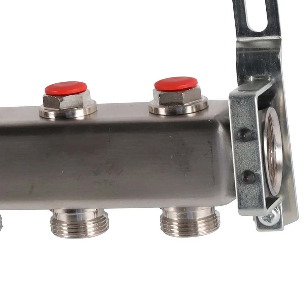 ROMMER RMS-3200-000012 ROMMER Коллектор из нержавеющей стали без расходомеров 12 вых. ROMMER RMS-3200-000012 ROMMER Коллектор из нержавеющей стали без расходомеров 12 вых.