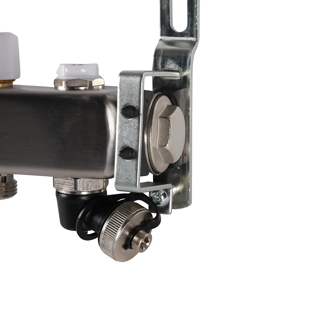ROMMER RMS-3201-000003 ROMMER Коллектор из нержавеющей стали без расходомеров, с клапаном вып. воздуха и сливом 3 вых. ROMMER RMS-3201-000003 ROMMER Коллектор из нержавеющей стали без расходомеров, с клапаном вып. воздуха и сливом 3 вых.