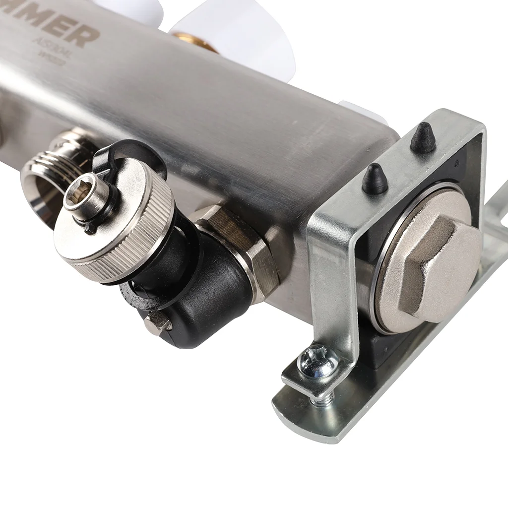ROMMER RMS-3201-000004 ROMMER Коллектор из нержавеющей стали без расходомеров, с клапаном вып. воздуха и сливом 4 вых. ROMMER RMS-3201-000004 ROMMER Коллектор из нержавеющей стали без расходомеров, с клапаном вып. воздуха и сливом 4 вых.