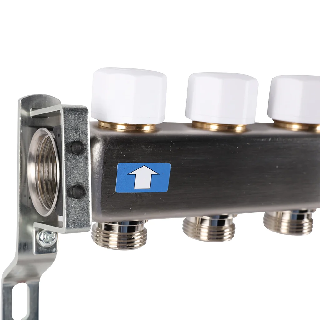 ROMMER RMS-3201-000012 ROMMER Коллектор из нержавеющей стали без расходомеров, с клапаном вып. воздуха и сливом 12 вых. ROMMER RMS-3201-000012 ROMMER Коллектор из нержавеющей стали без расходомеров, с клапаном вып. воздуха и сливом 12 вых.