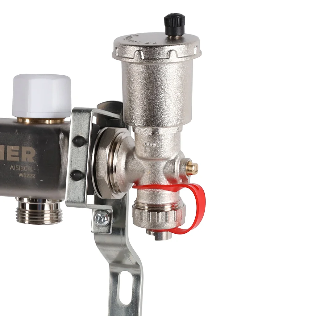 ROMMER RMS-3210-000002 ROMMER Коллектор из нержавеющей стали в сборе без расходомеров 2 вых. ROMMER RMS-3210-000002 ROMMER Коллектор из нержавеющей стали в сборе без расходомеров 2 вых.