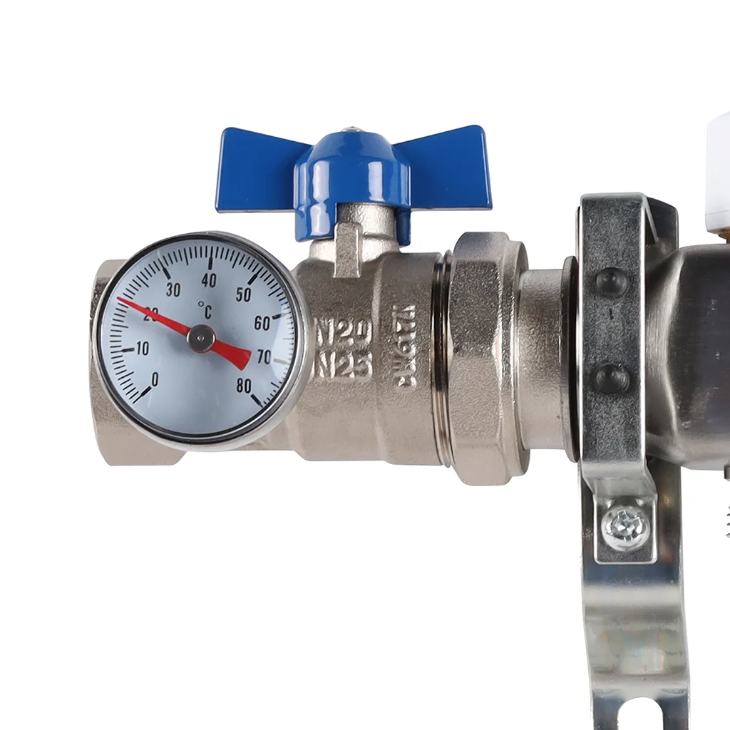 ROMMER RMS-3210-000002 ROMMER Коллектор из нержавеющей стали в сборе без расходомеров 2 вых. ROMMER RMS-3210-000002 ROMMER Коллектор из нержавеющей стали в сборе без расходомеров 2 вых.