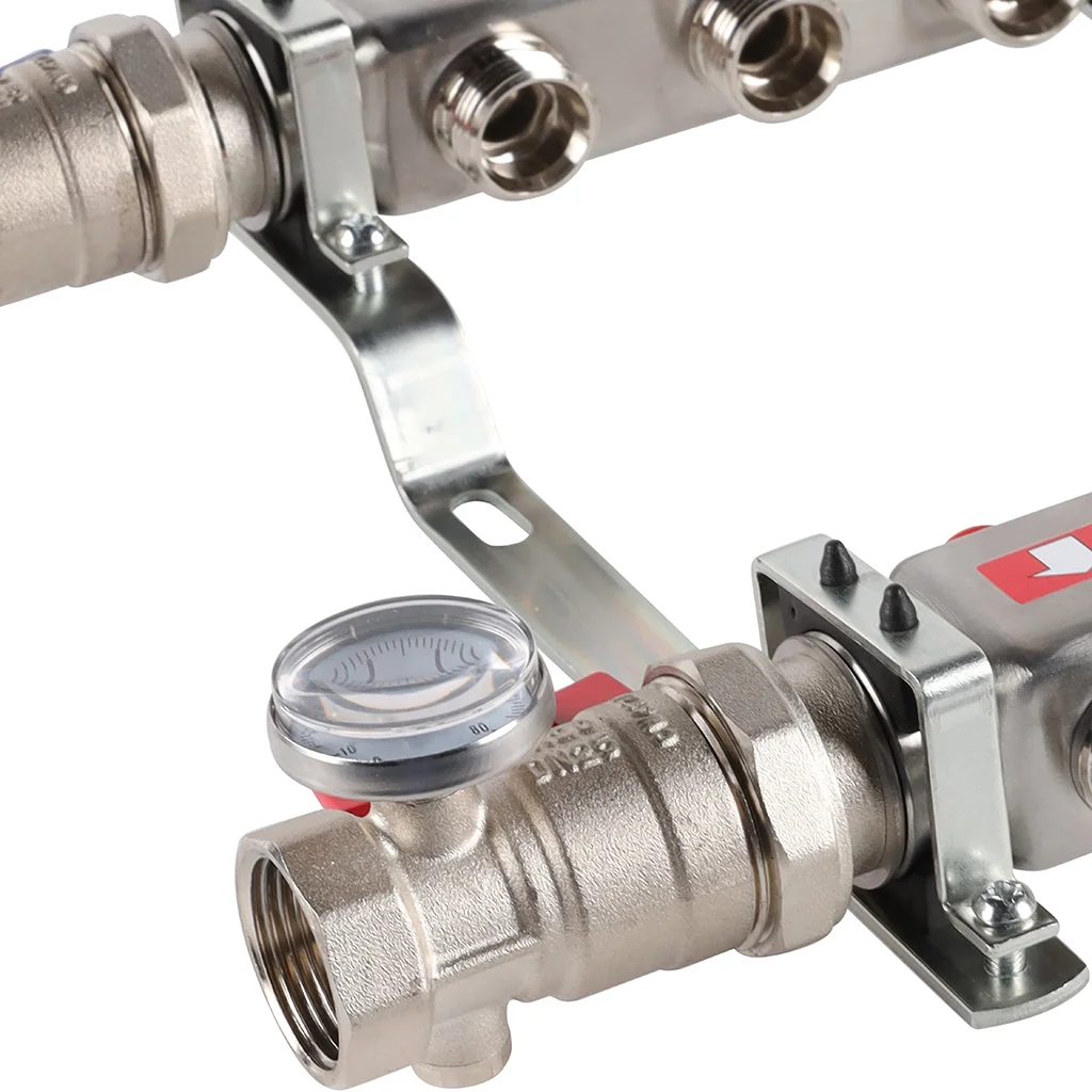 ROMMER RMS-3210-000003 ROMMER Коллектор из нержавеющей стали в сборе без расходомеров 3 вых. ROMMER RMS-3210-000003 ROMMER Коллектор из нержавеющей стали в сборе без расходомеров 3 вых.