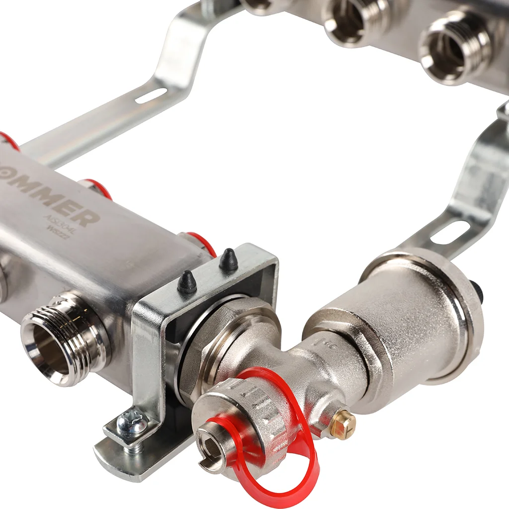 ROMMER RMS-3210-000003 ROMMER Коллектор из нержавеющей стали в сборе без расходомеров 3 вых. ROMMER RMS-3210-000003 ROMMER Коллектор из нержавеющей стали в сборе без расходомеров 3 вых.