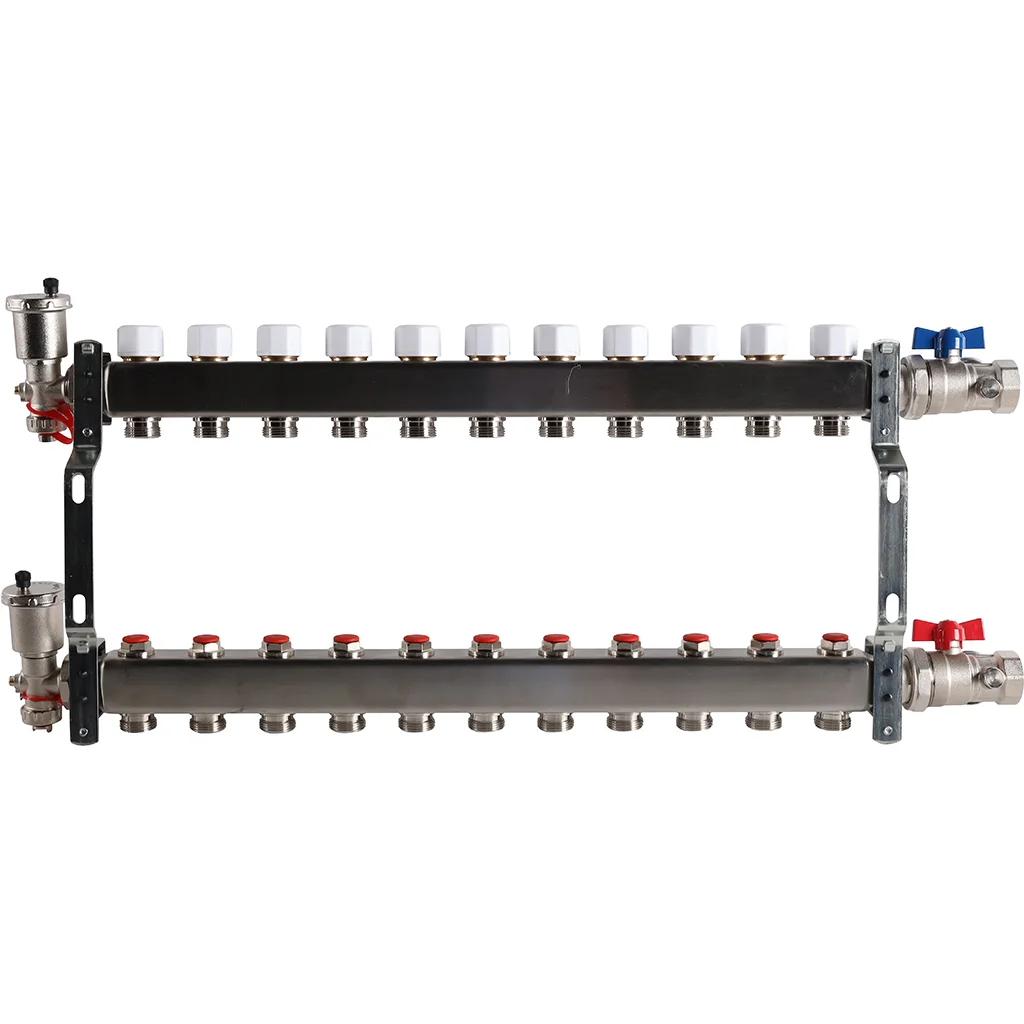 ROMMER RMS-3210-000011 ROMMER Коллектор из нержавеющей стали в сборе без расходомеров 11 вых. ROMMER RMS-3210-000011 ROMMER Коллектор из нержавеющей стали в сборе без расходомеров 11 вых.