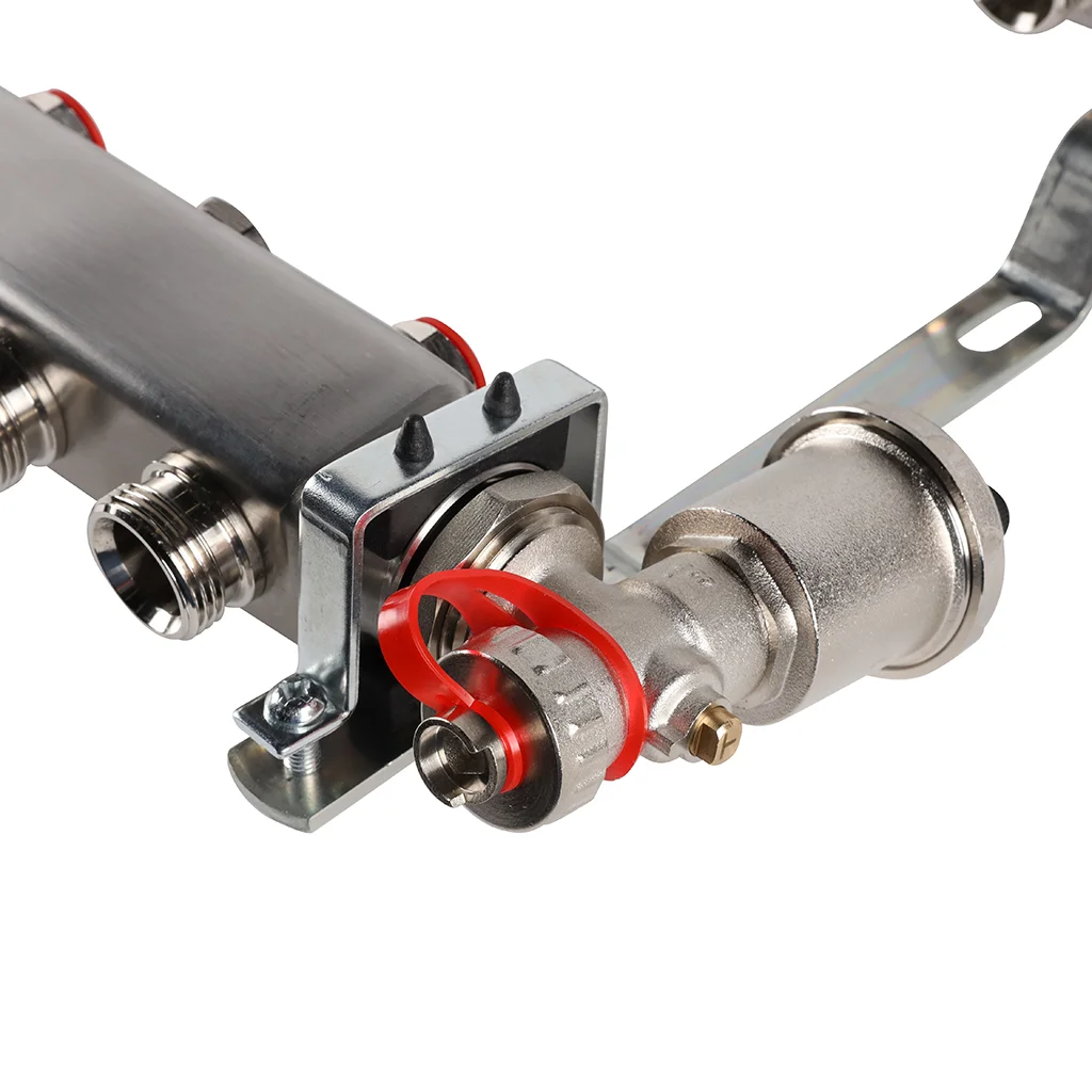 ROMMER RMS-3210-000012 ROMMER Коллектор из нержавеющей стали в сборе без расходомеров 12 вых. ROMMER RMS-3210-000012 ROMMER Коллектор из нержавеющей стали в сборе без расходомеров 12 вых.