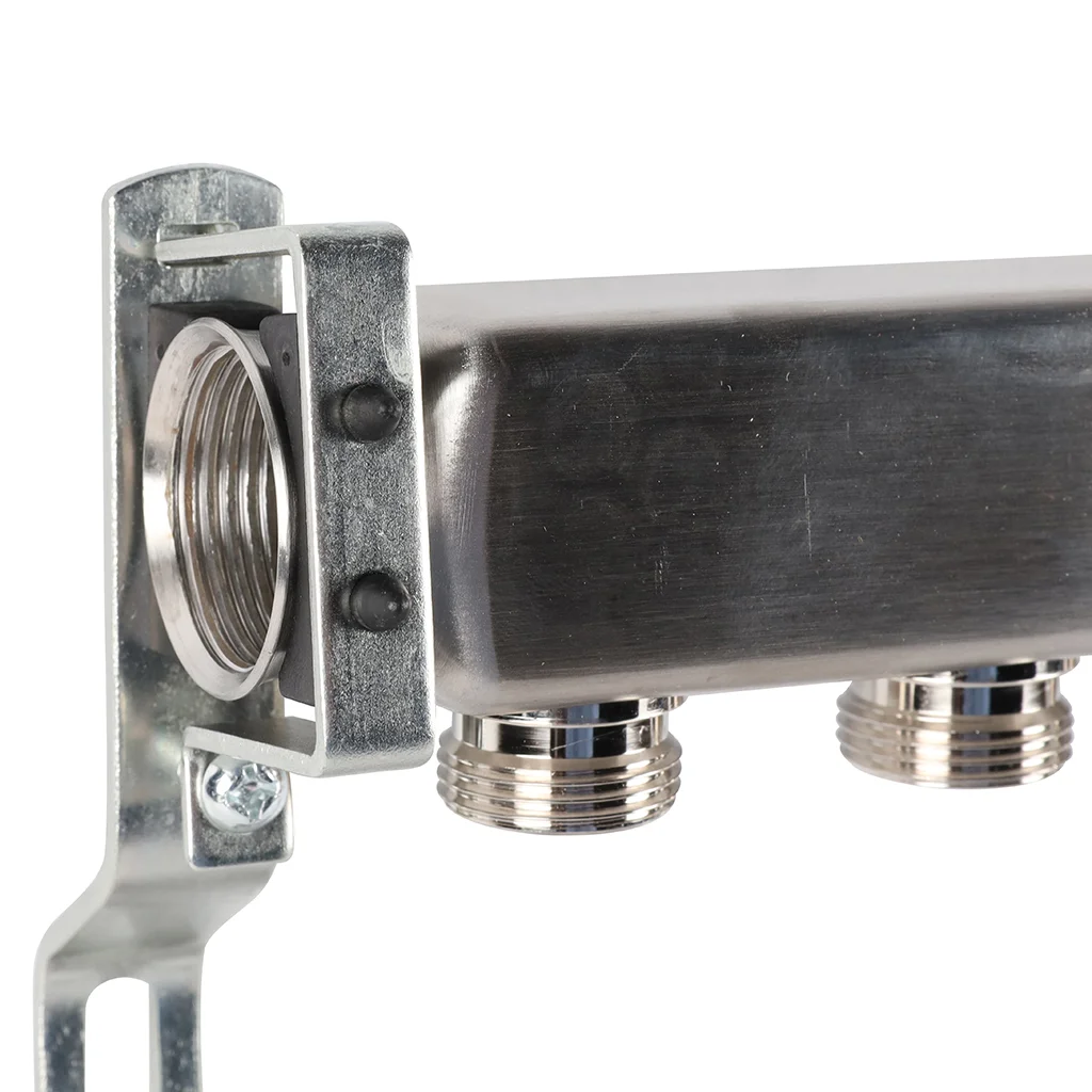 ROMMER RMS-4401-000006 ROMMER Коллектор из нержавеющей стали для радиаторной разводки 6 вых. ROMMER RMS-4401-000006 ROMMER Коллектор из нержавеющей стали для радиаторной разводки 6 вых.