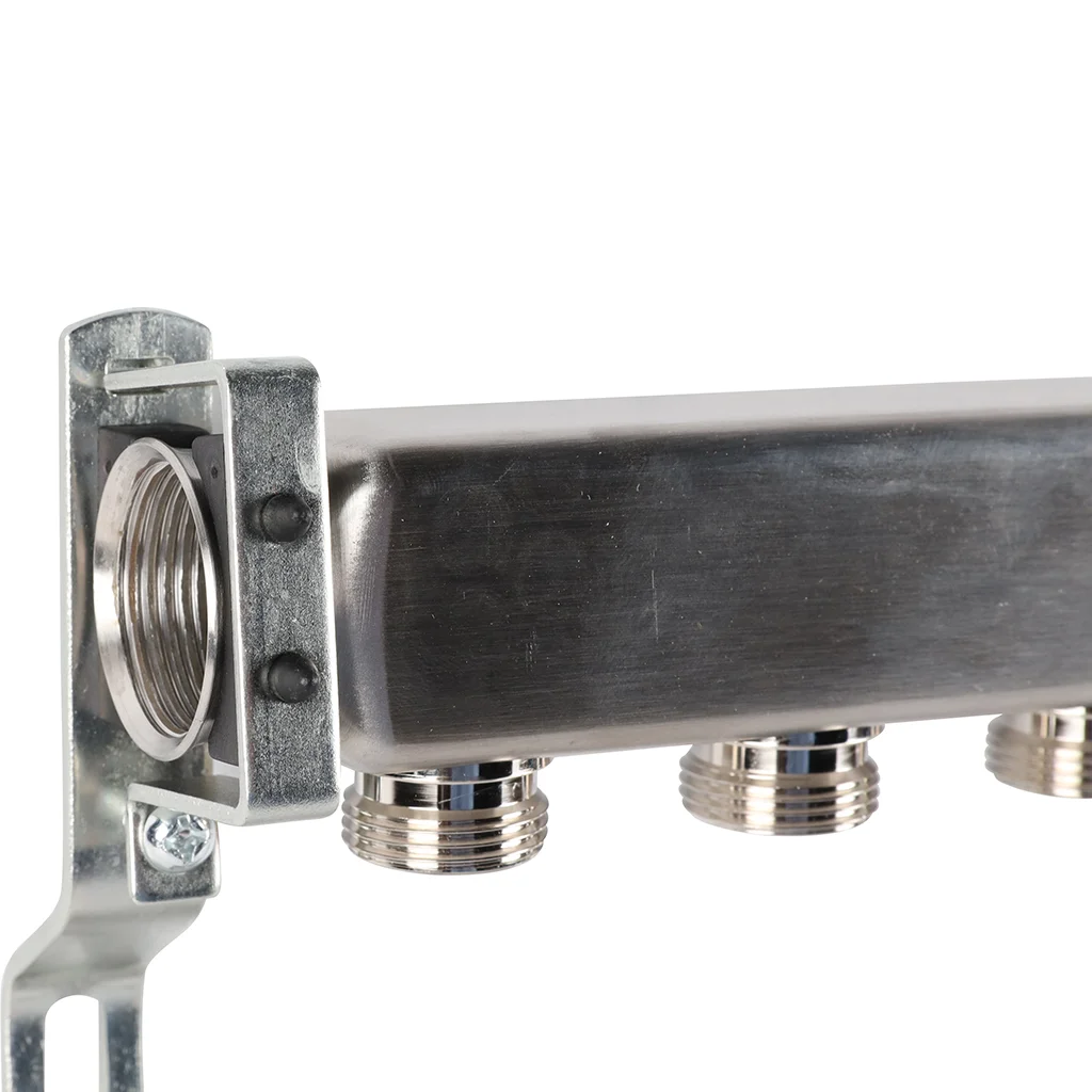ROMMER RMS-4401-000007 ROMMER Коллектор из нержавеющей стали для радиаторной разводки 7 вых. ROMMER RMS-4401-000007 ROMMER Коллектор из нержавеющей стали для радиаторной разводки 7 вых.