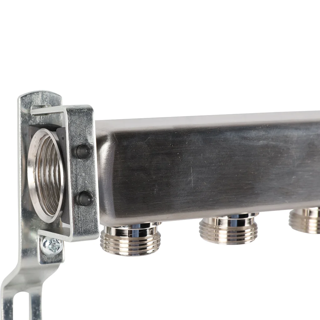 ROMMER RMS-4401-000008 ROMMER Коллектор из нержавеющей стали для радиаторной разводки 8 вых. ROMMER RMS-4401-000008 ROMMER Коллектор из нержавеющей стали для радиаторной разводки 8 вых.