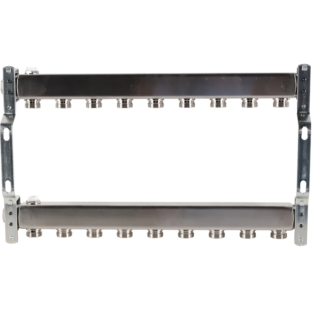 ROMMER RMS-4401-000009 ROMMER Коллектор из нержавеющей стали для радиаторной разводки 9 вых. ROMMER RMS-4401-000009 ROMMER Коллектор из нержавеющей стали для радиаторной разводки 9 вых.