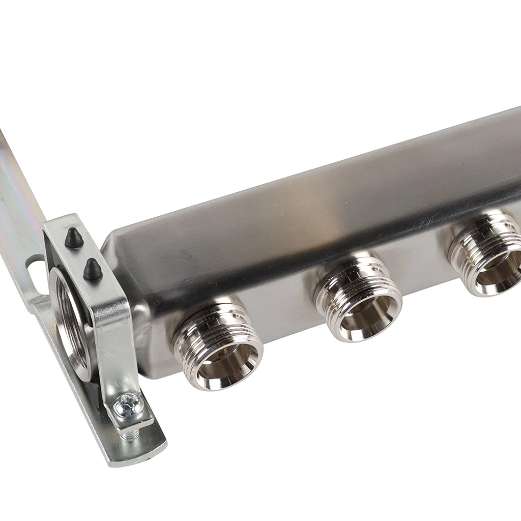 ROMMER RMS-4401-000009 ROMMER Коллектор из нержавеющей стали для радиаторной разводки 9 вых. ROMMER RMS-4401-000009 ROMMER Коллектор из нержавеющей стали для радиаторной разводки 9 вых.