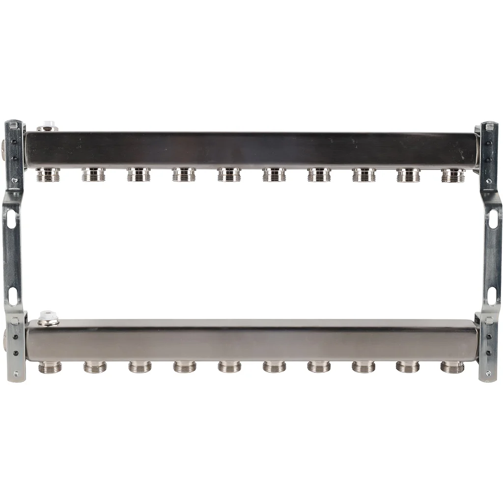ROMMER RMS-4401-000010 ROMMER Коллектор из нержавеющей стали для радиаторной разводки 10 вых. ROMMER RMS-4401-000010 ROMMER Коллектор из нержавеющей стали для радиаторной разводки 10 вых.
