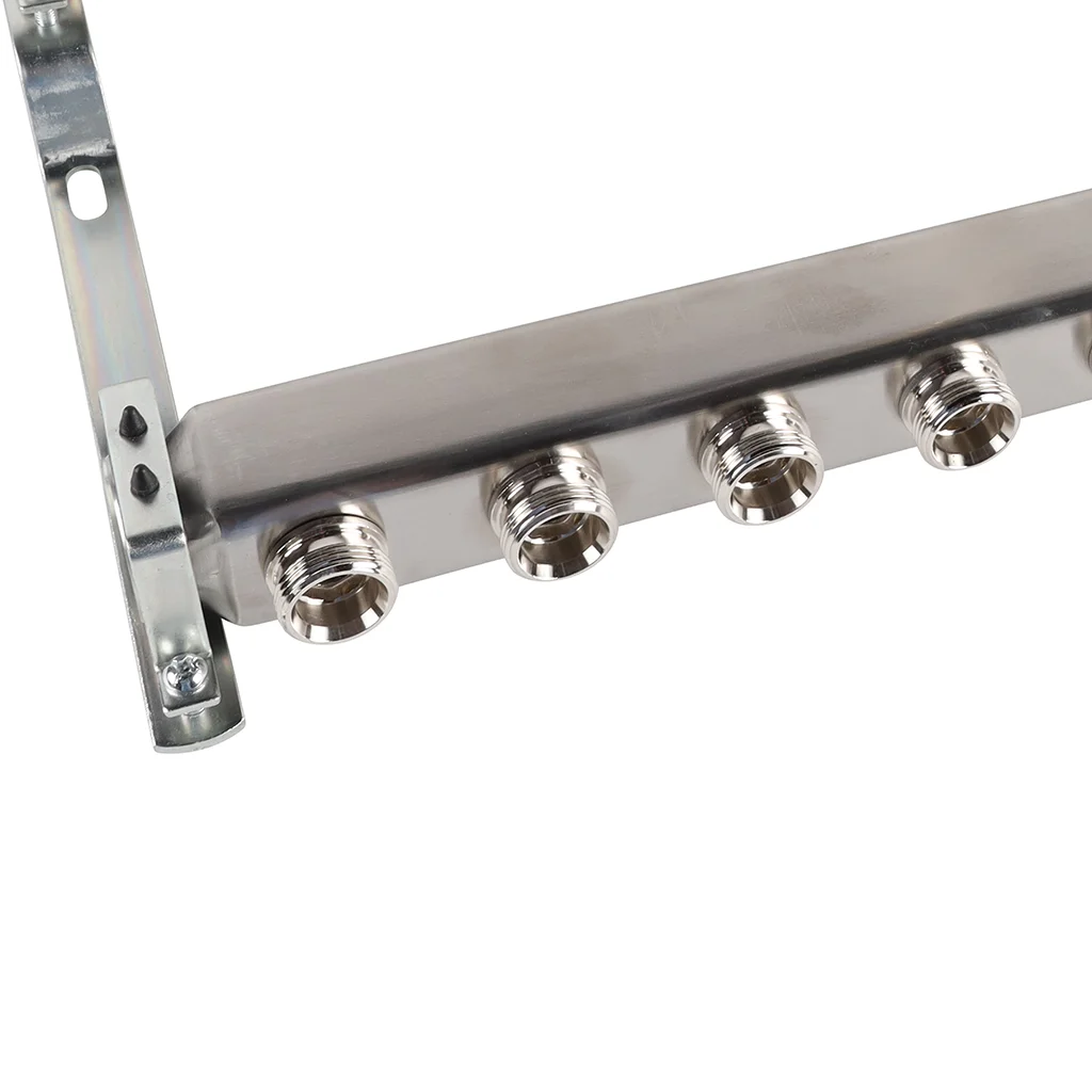 ROMMER RMS-4401-000010 ROMMER Коллектор из нержавеющей стали для радиаторной разводки 10 вых. ROMMER RMS-4401-000010 ROMMER Коллектор из нержавеющей стали для радиаторной разводки 10 вых.