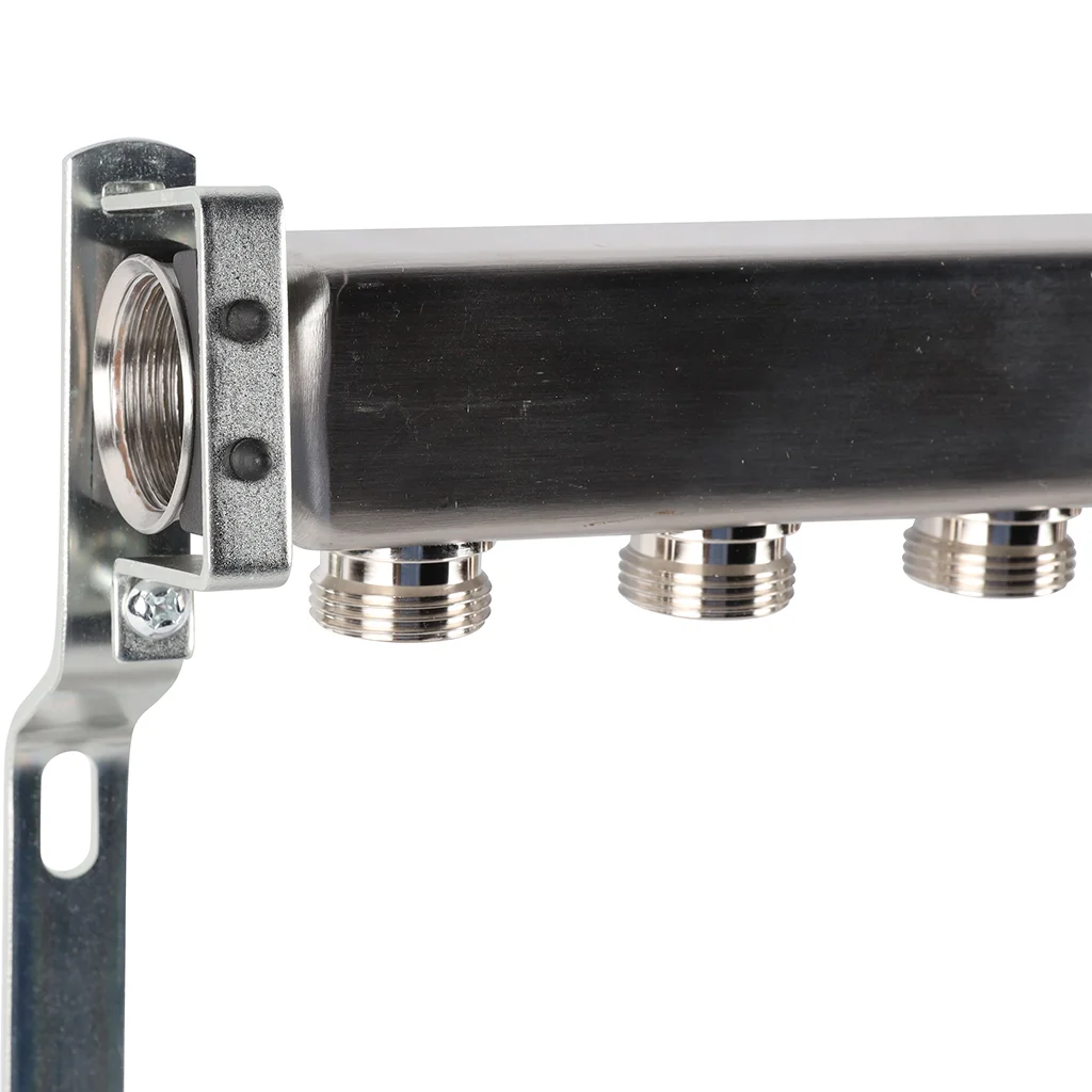 ROMMER RMS-4401-000010 ROMMER Коллектор из нержавеющей стали для радиаторной разводки 10 вых. ROMMER RMS-4401-000010 ROMMER Коллектор из нержавеющей стали для радиаторной разводки 10 вых.