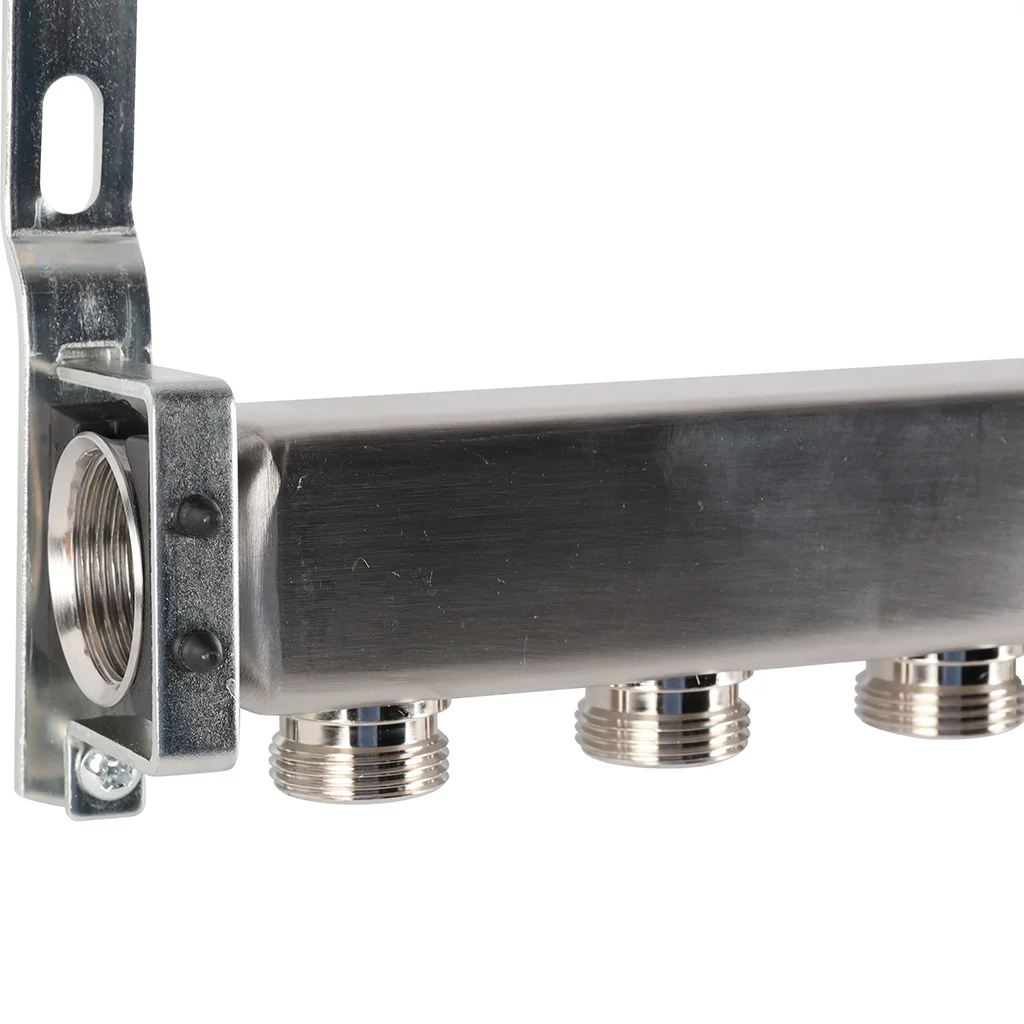ROMMER RMS-4401-000010 ROMMER Коллектор из нержавеющей стали для радиаторной разводки 10 вых. ROMMER RMS-4401-000010 ROMMER Коллектор из нержавеющей стали для радиаторной разводки 10 вых.