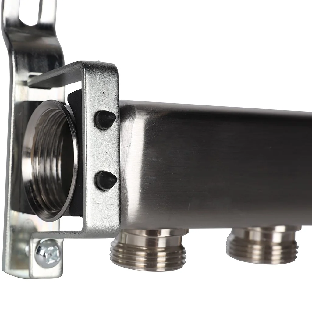 ROMMER RMS-4401-000011 ROMMER Коллектор из нержавеющей стали для радиаторной разводки 11 вых. ROMMER RMS-4401-000011 ROMMER Коллектор из нержавеющей стали для радиаторной разводки 11 вых.